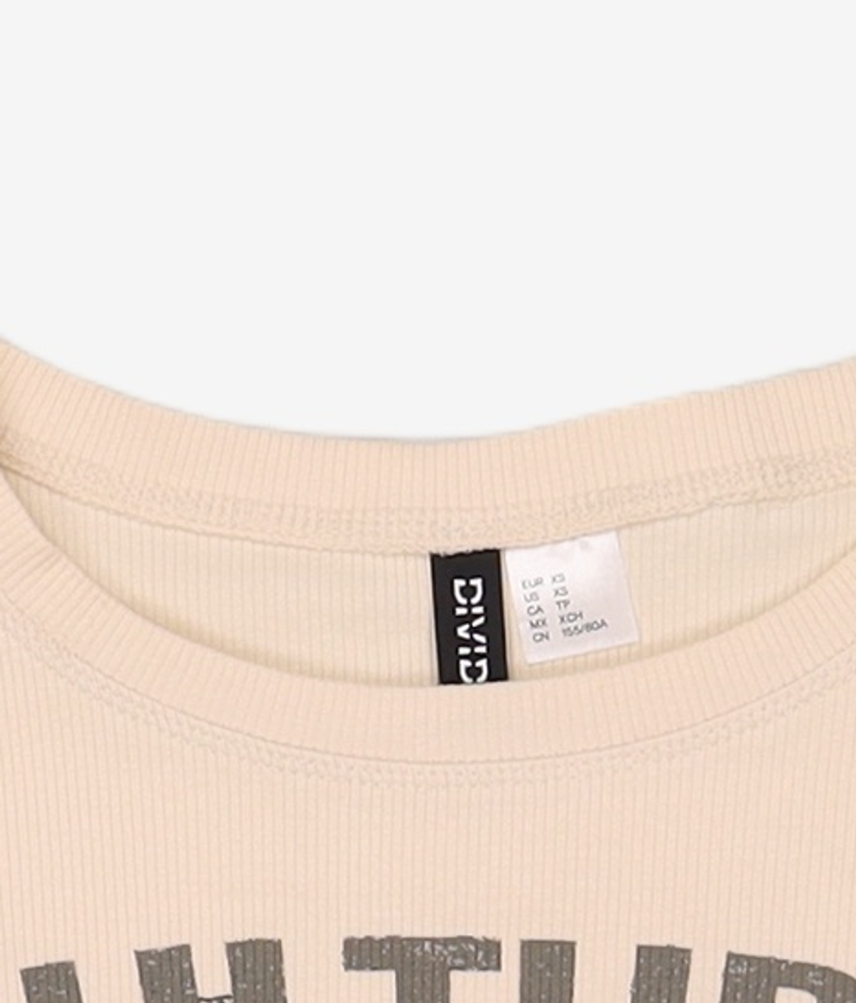 디바이디드에이치앤엠(DIVIDED H&M) 반소매 티셔츠 XS