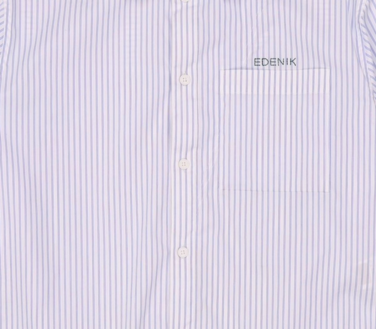 에데닉(EDENIK) 페이크 레이어드 스트라이프 셔츠(블루)_EZS2BL01BU 1