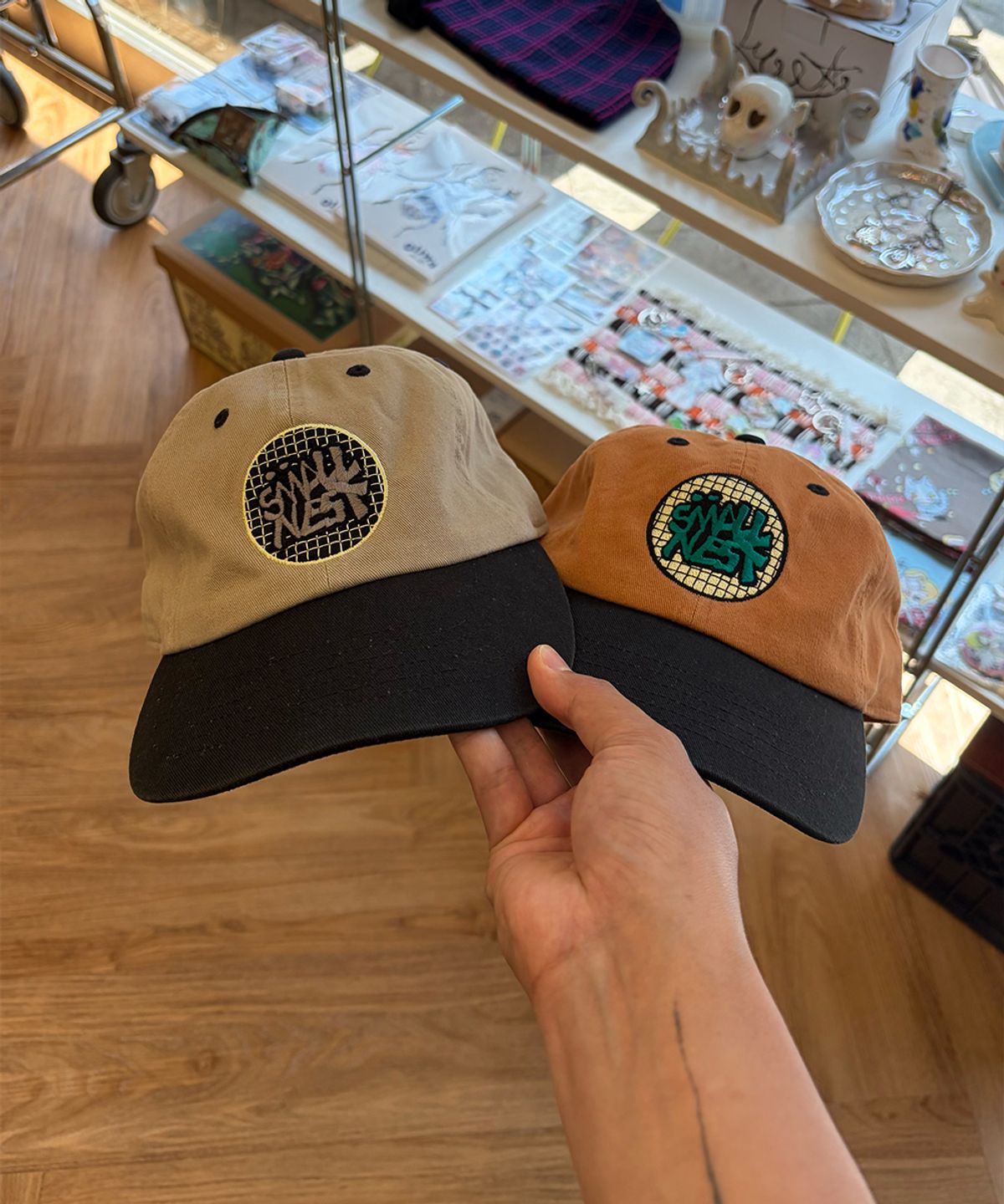 스몰네스트(SMALL NEST) Small Nest Contrast Cap (Orange)