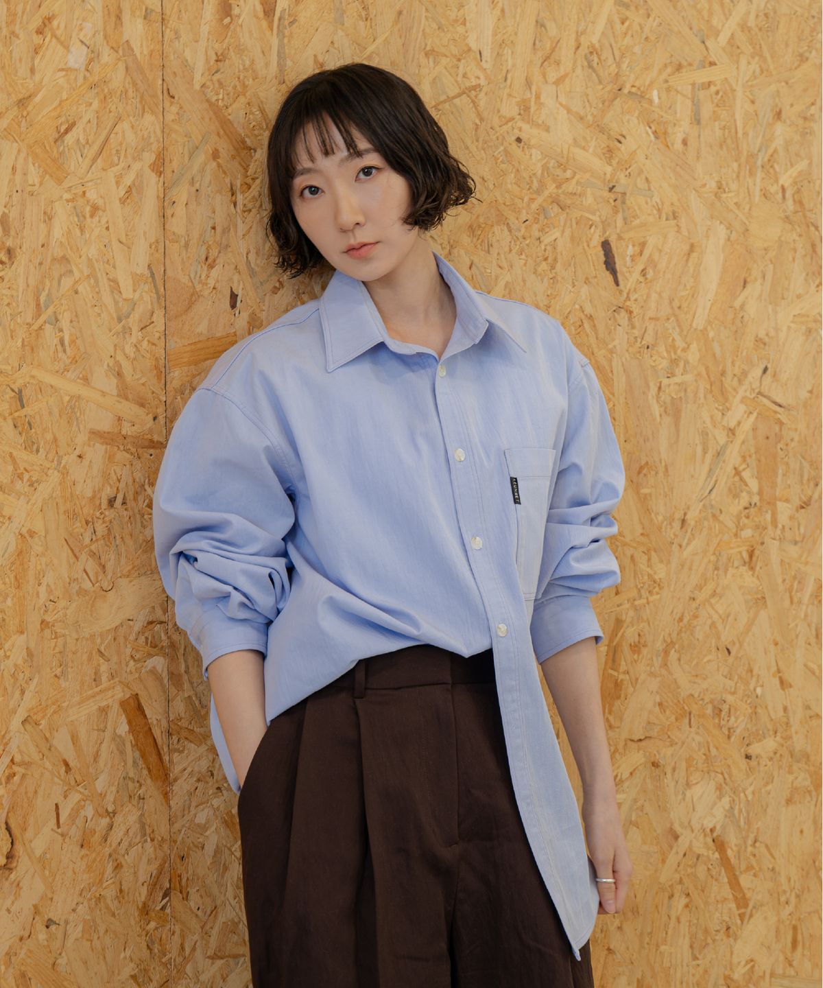 른넷(LEUNNET) 실로 클래식 셔츠 (Silo Classic Shirt) / Violet Blue