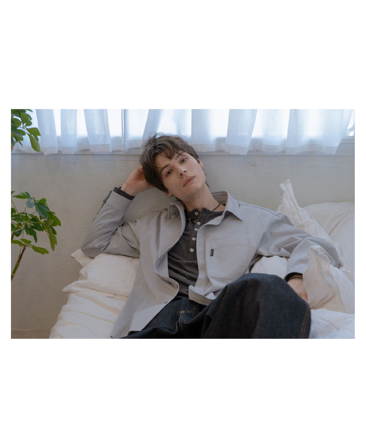 른넷(LEUNNET) 실로 클래식 셔츠 (Silo Classic Shirt) / Ash Gray