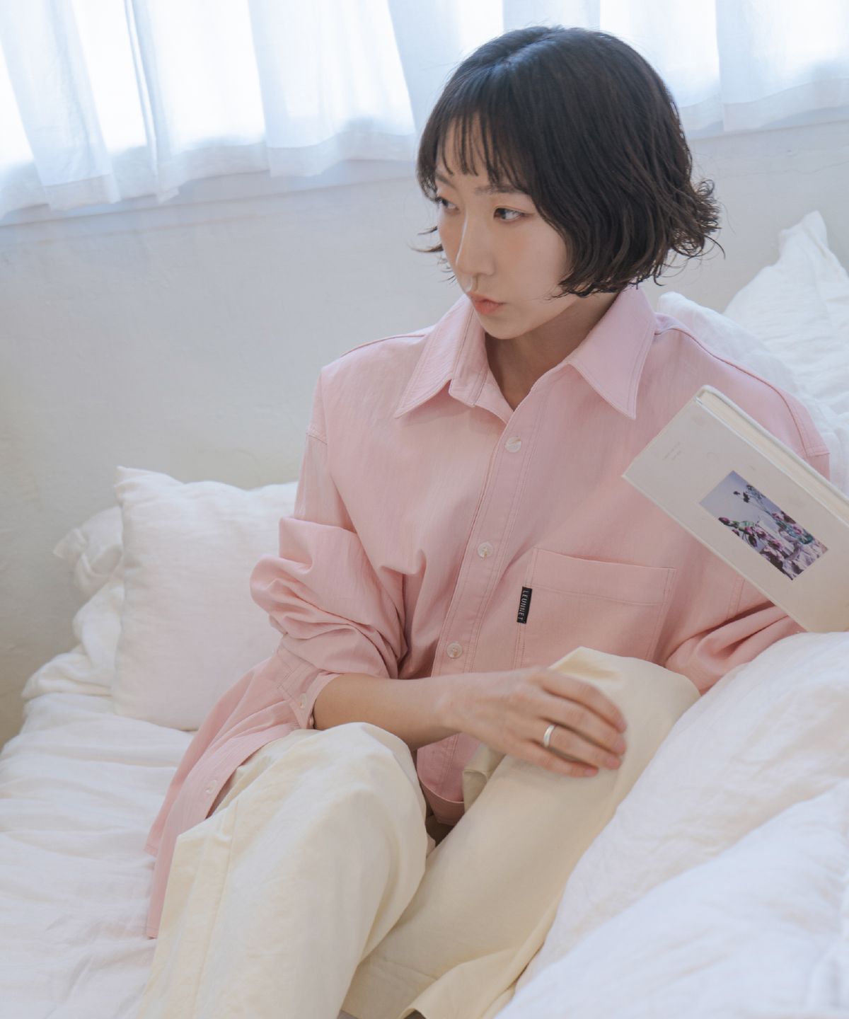 른넷(LEUNNET) 실로 클래식 셔츠 (Silo Classic Shirt) / Soft Pink
