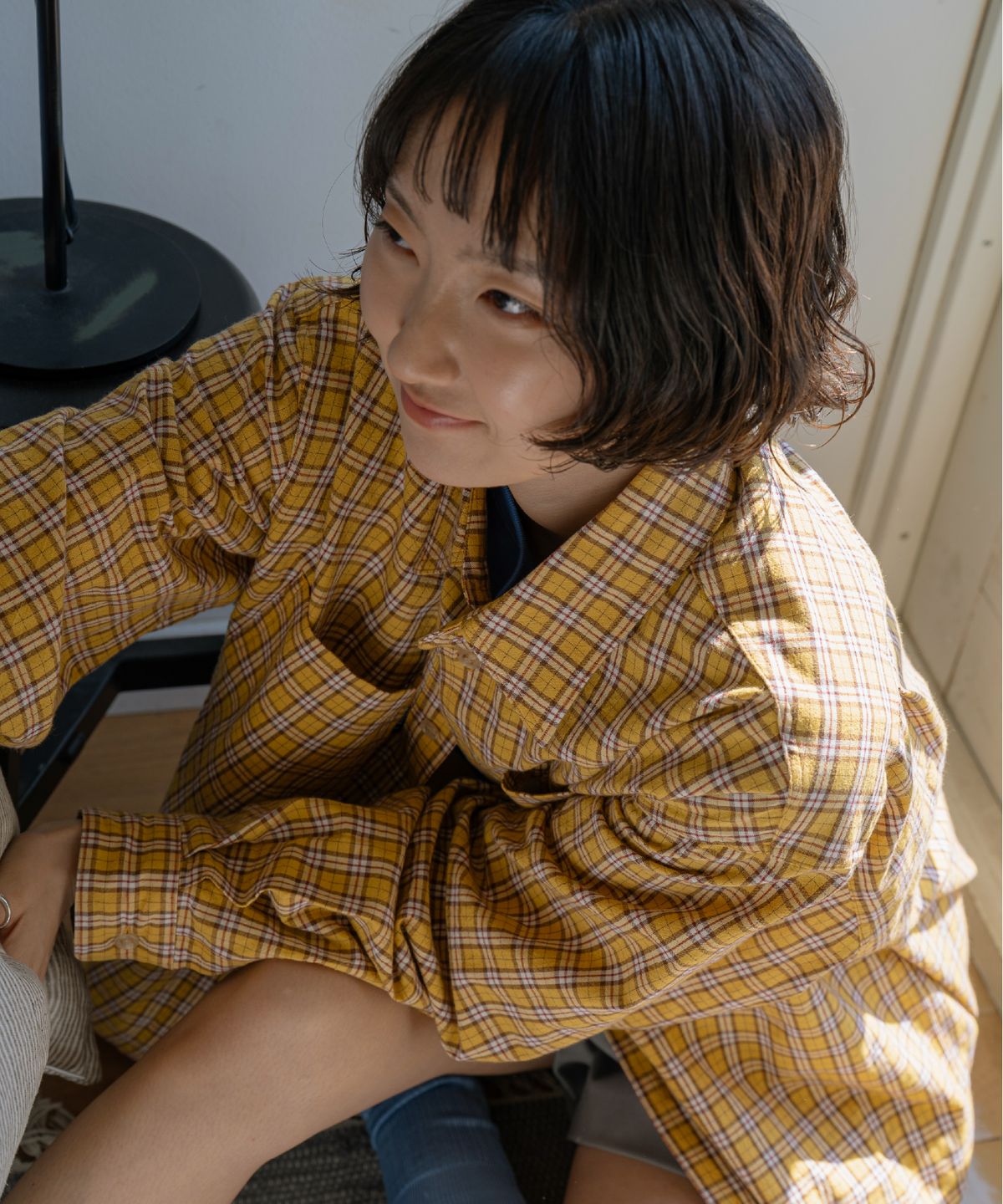 른넷(LEUNNET) 엔조 체크 셔츠 (Enzo Check Shirt) / Yellow