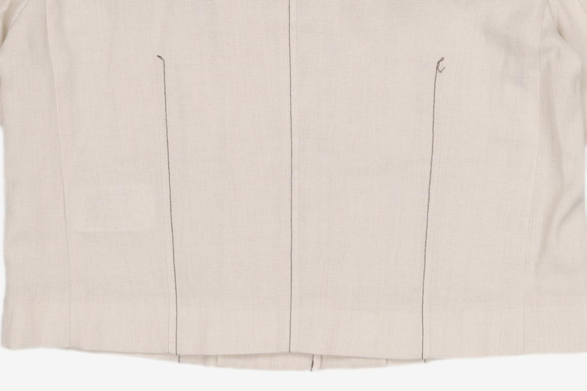 미쏘(MIXXO) 테일러드 스티치 반팔 자켓_MIWJKD601C M