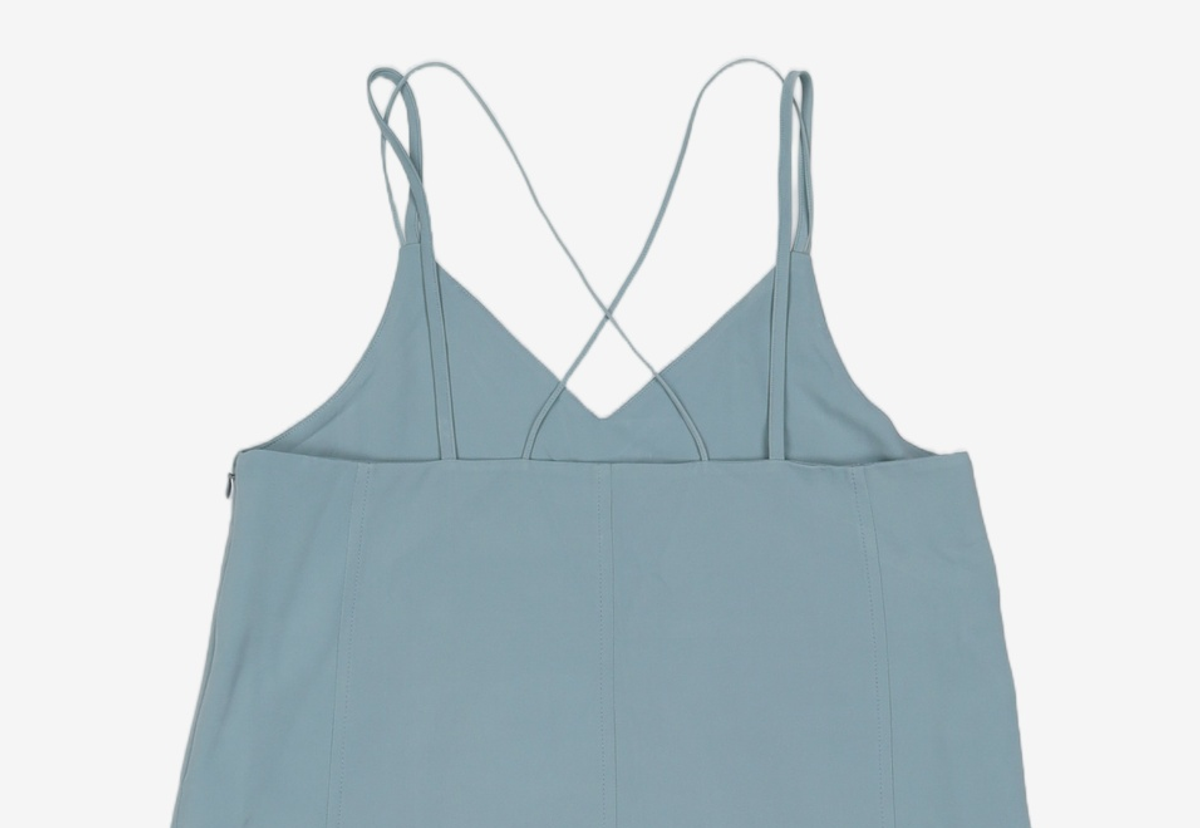 미쏘(MIXXO) X스트링 플레어 뷔스티에 롱 원피스 MIWOWB710B S