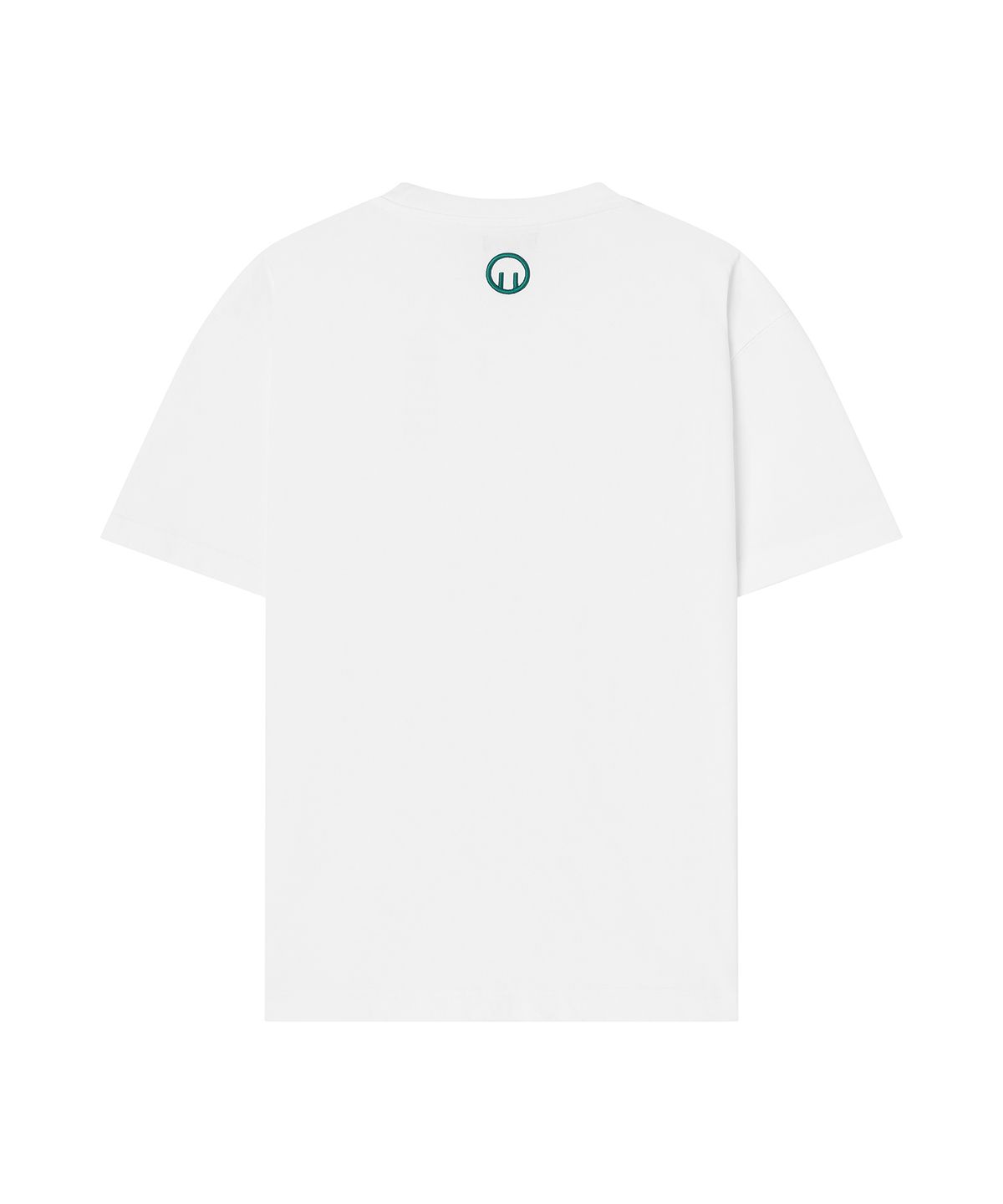 고라미스(GORAMIS) 포켓 로고 자수 반팔 티셔츠 [WHITE]