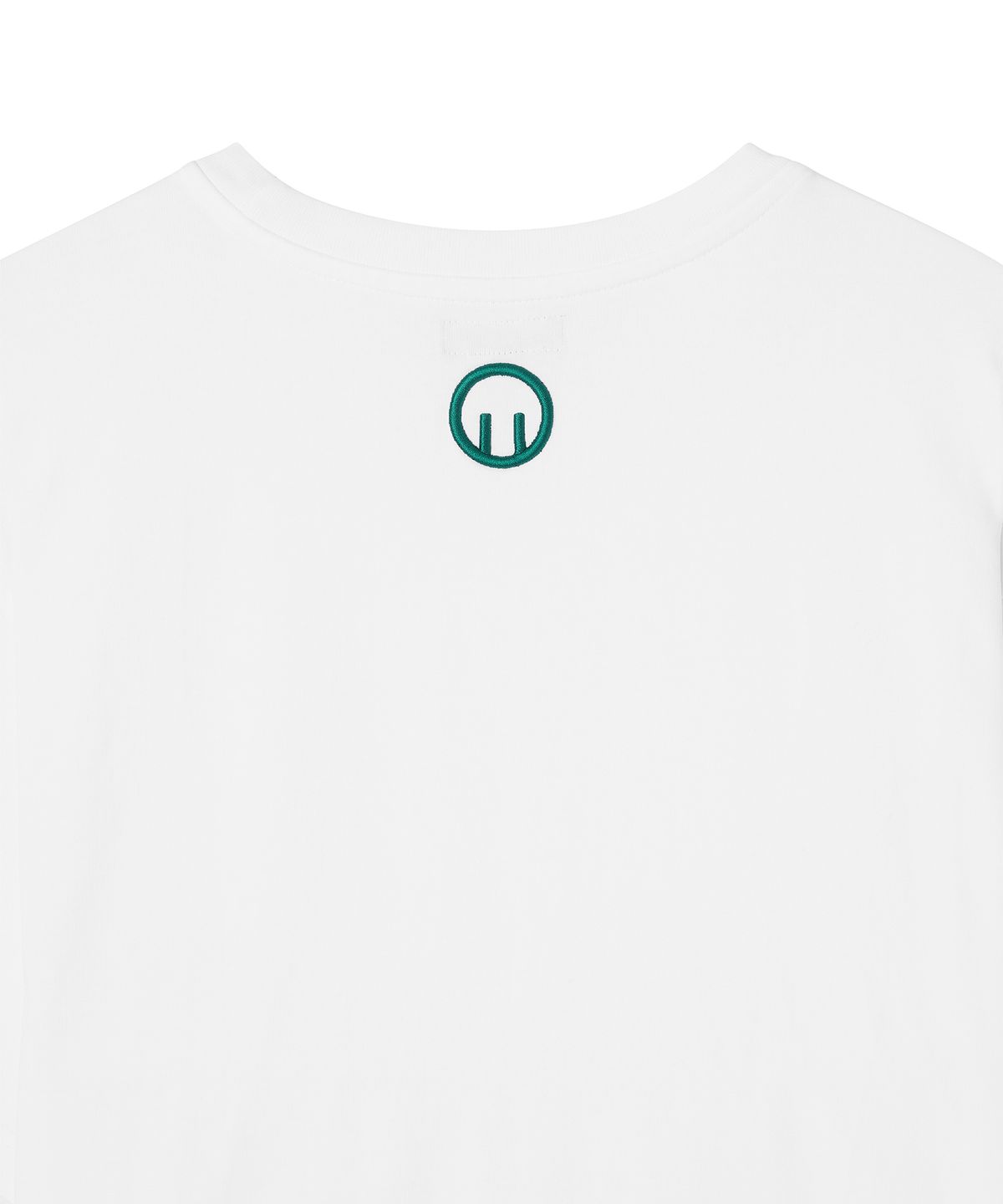 고라미스(GORAMIS) 포켓 로고 자수 반팔 티셔츠 [WHITE]