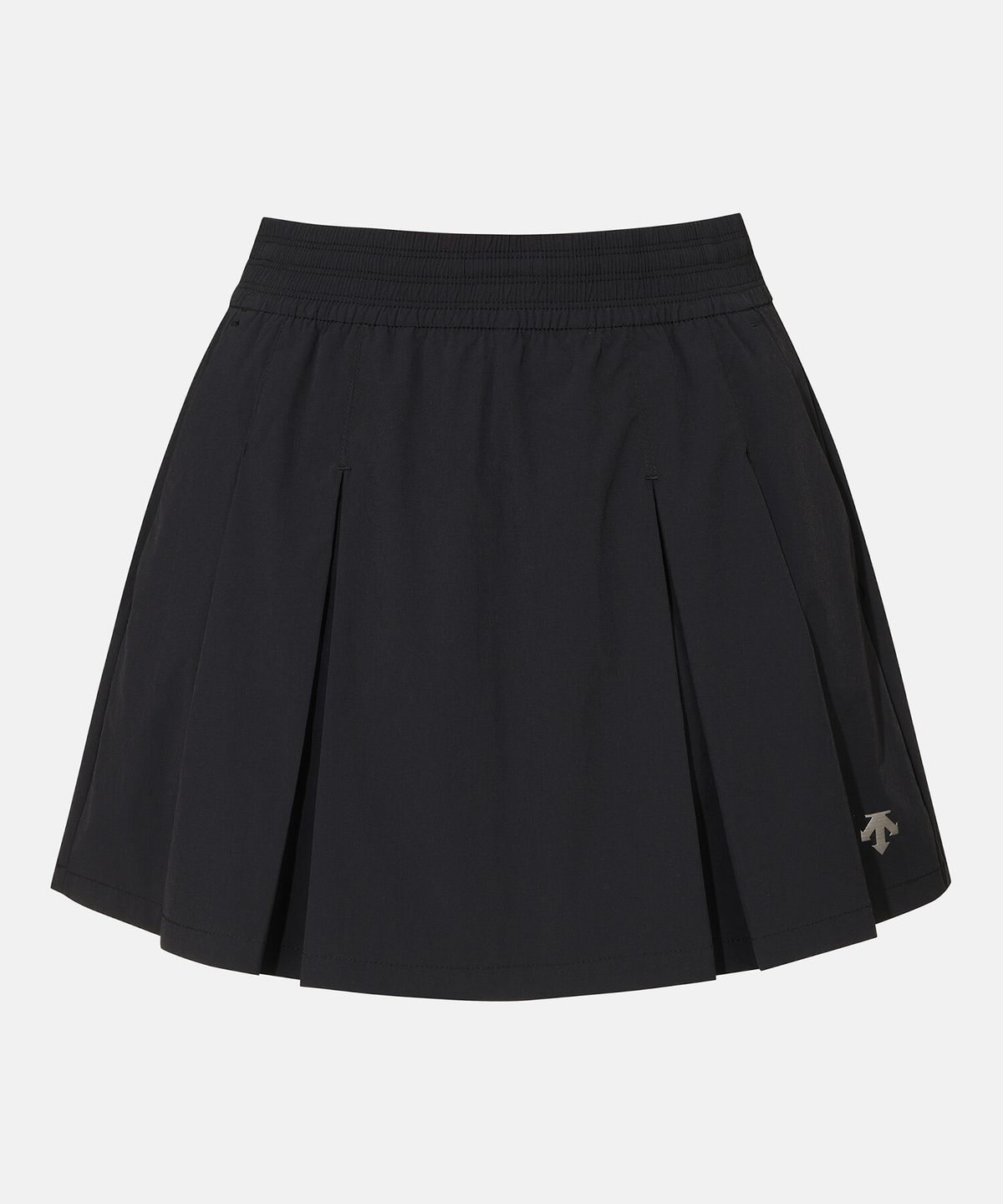 데상트(DESCENTE) 여성 4.5인치 스커트형 우븐 쇼츠 블랙 SR322PHP71