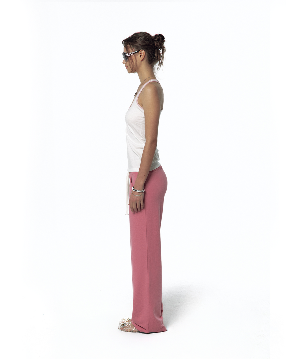 카시코(KASHIKO) Lily Racerback Top White