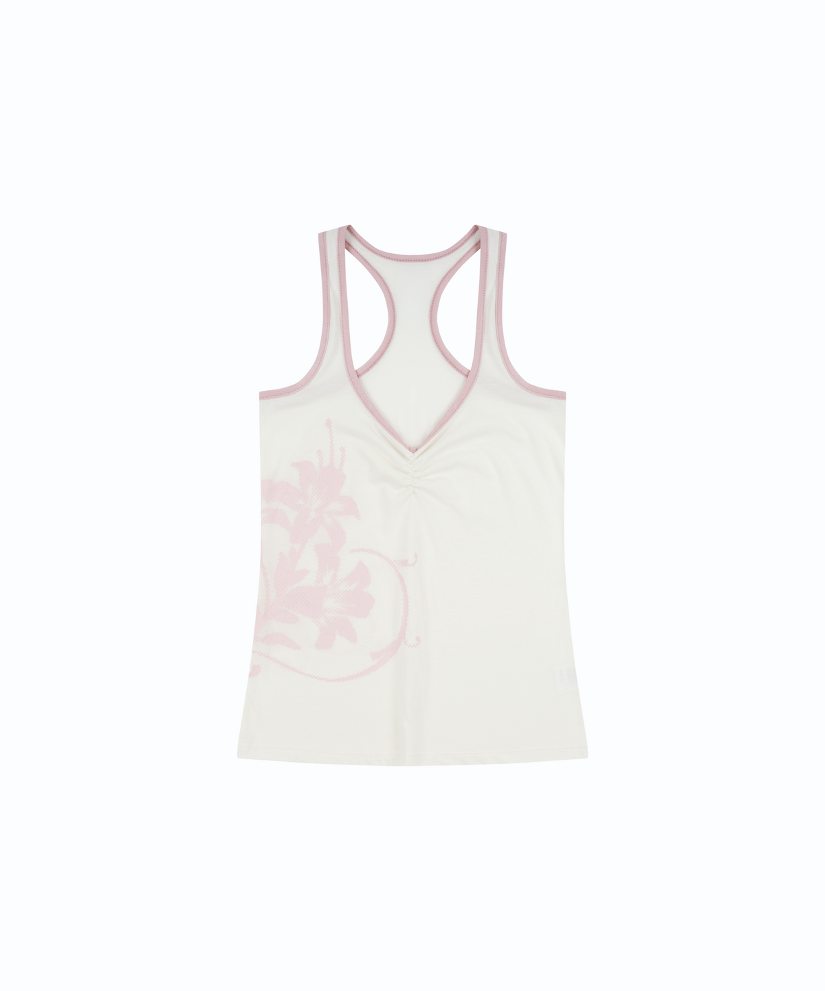 카시코(KASHIKO) Lily Racerback Top White