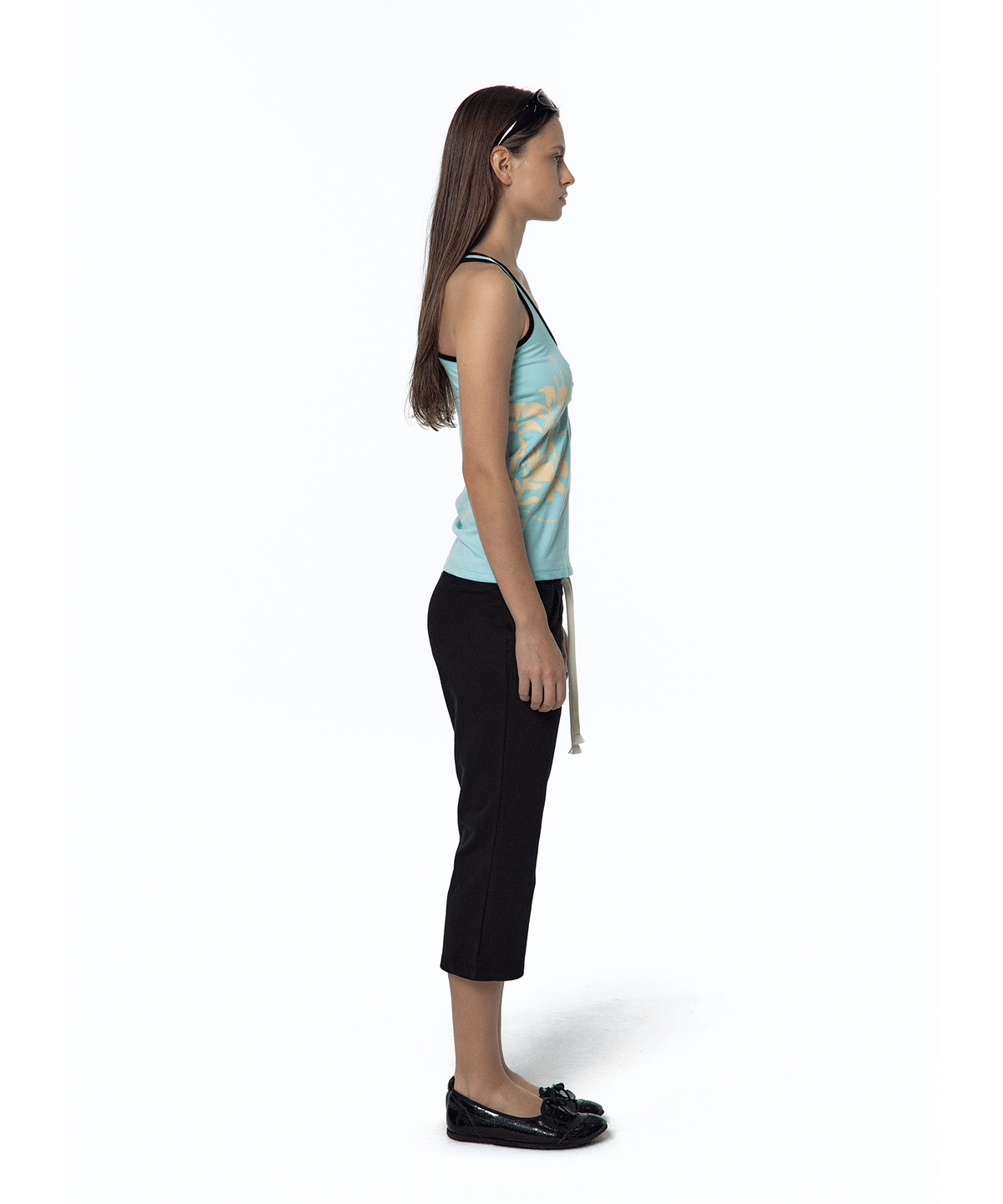 카시코(KASHIKO) Lily Racerback Top Mint