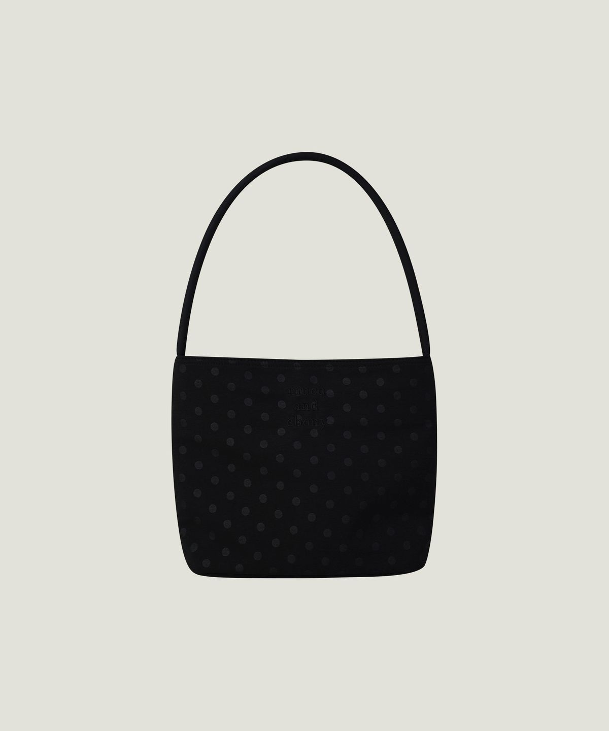 무쿠앤에보니(MUCU AND EBONY) Nearest Bag _ Dot Black