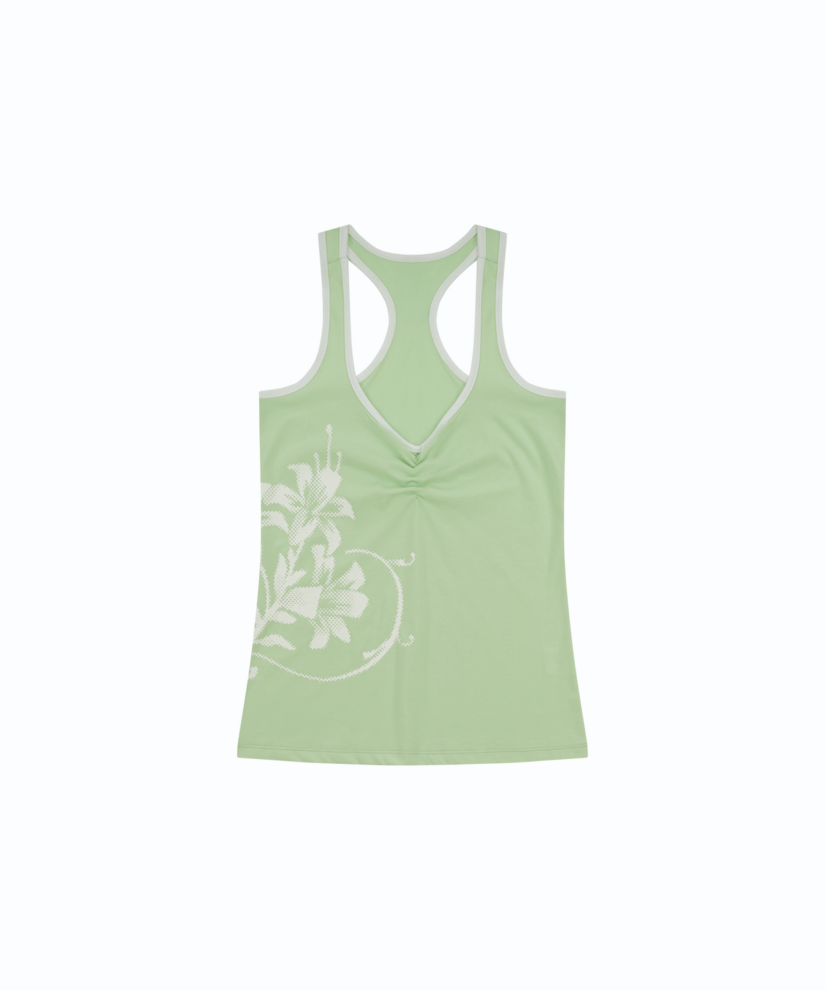 카시코(KASHIKO) Lily Racerback Top Lime