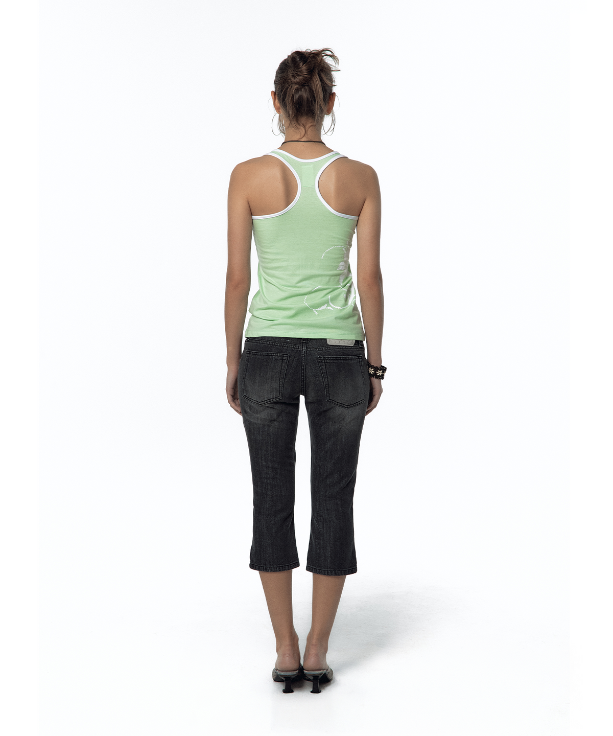 카시코(KASHIKO) Lily Racerback Top Lime
