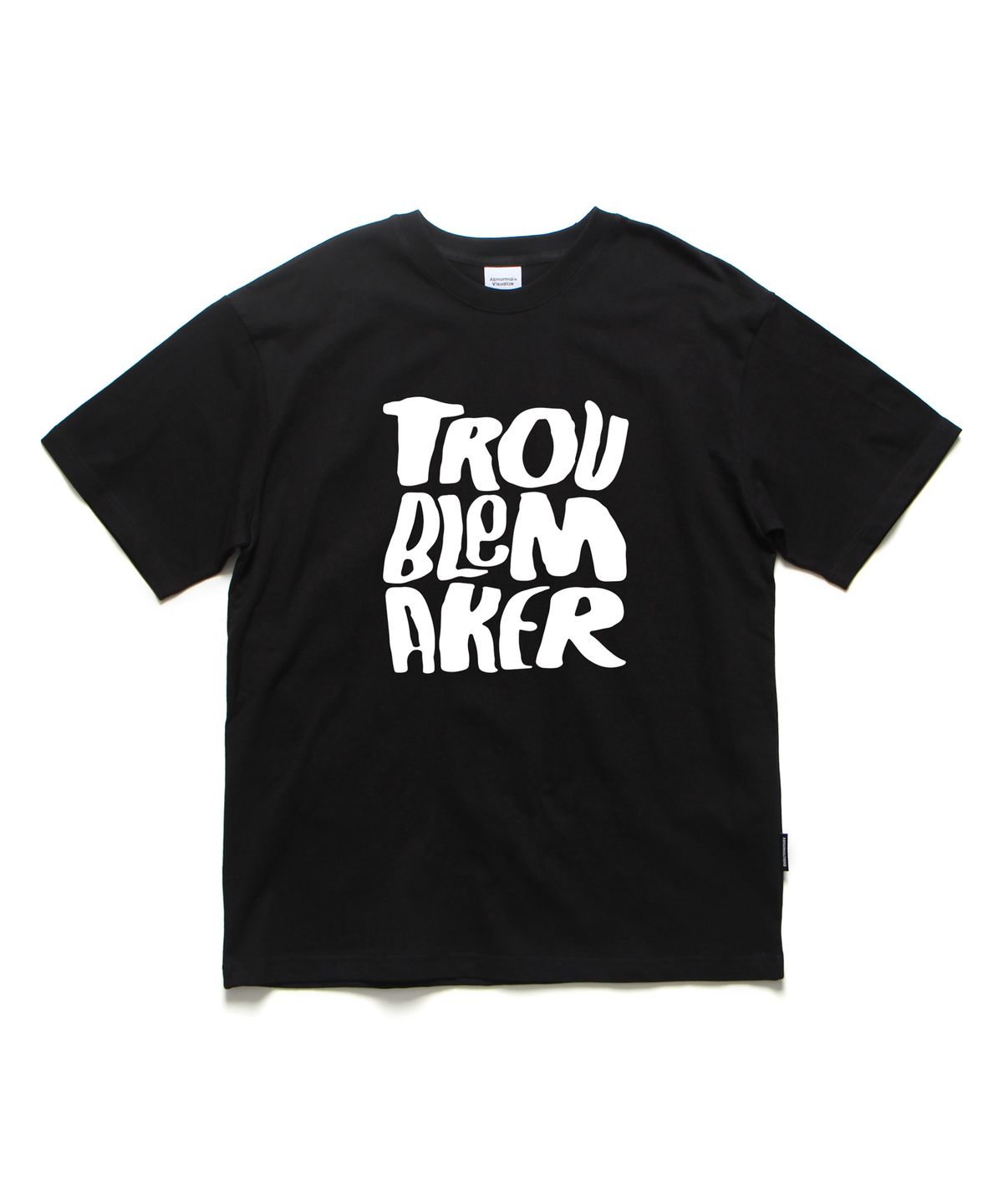 앱놀머씽(ABNORMALTHING) 트러블 오버핏 티셔츠 화이트 (TROUBLE T-SHIRT WHITE)