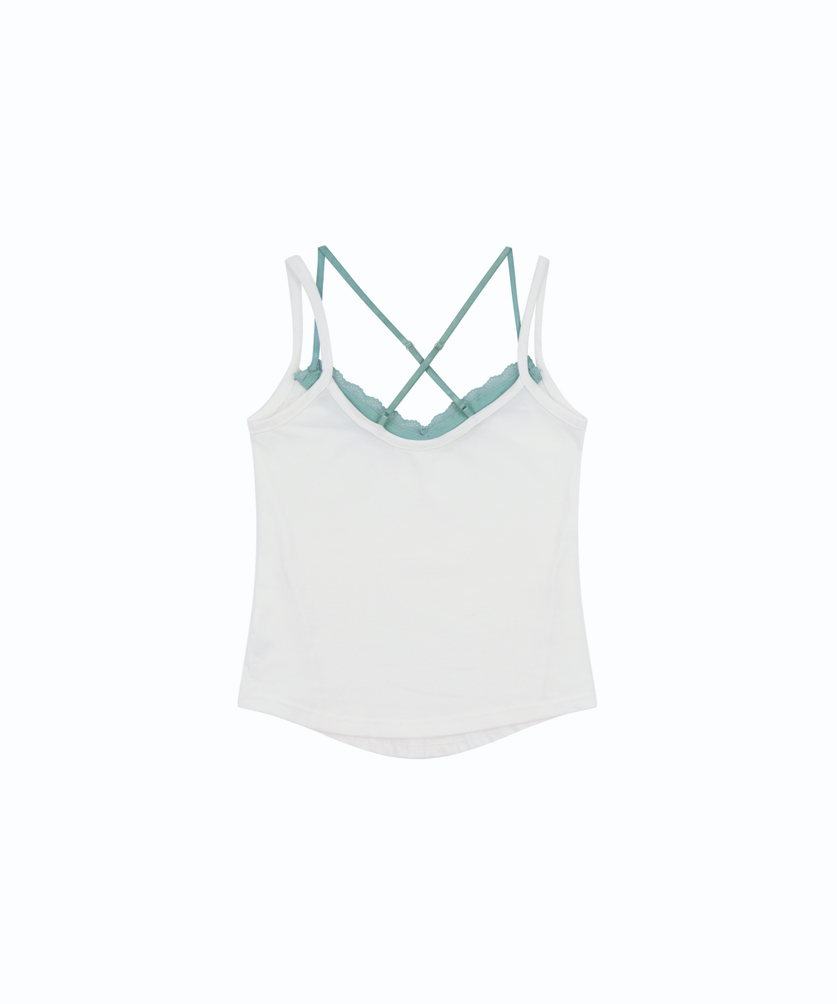 카시코(KASHIKO) Nessa Lace Top White-Mint