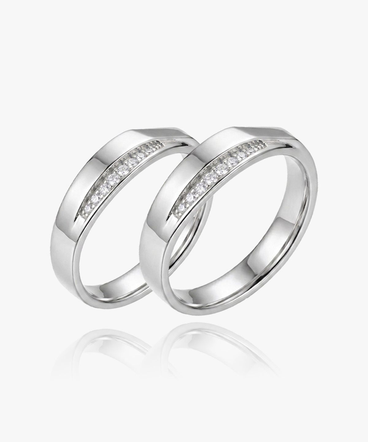 엘렌쥬얼리(HELENE JEWELRY) 실버 Silver 925 에일린 커플 링 은 반지