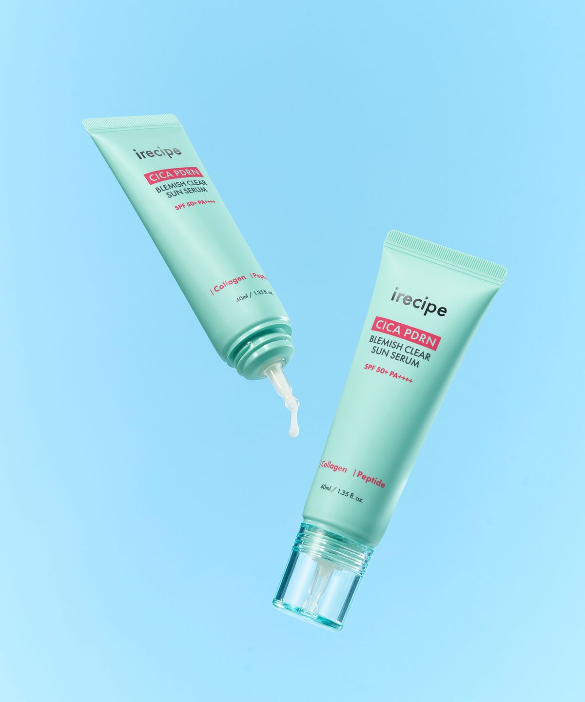 아이레시피(IRECIPE) 시카 피디알엔 흔적 클리어 진정 미백 선세럼 40ml