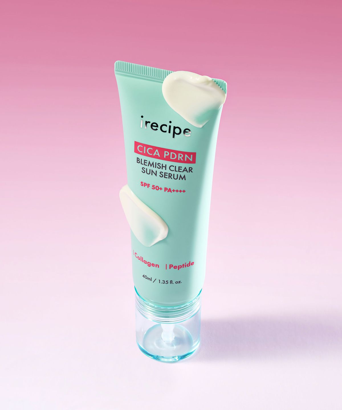 아이레시피(IRECIPE) 시카 피디알엔 흔적 클리어 진정 미백 선세럼 40ml
