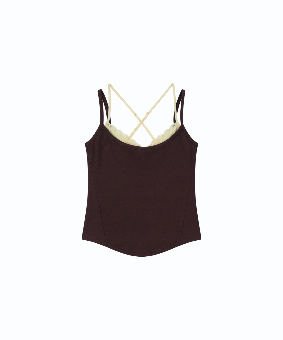카시코(KASHIKO) Nessa Lace Top Wine-Yellow