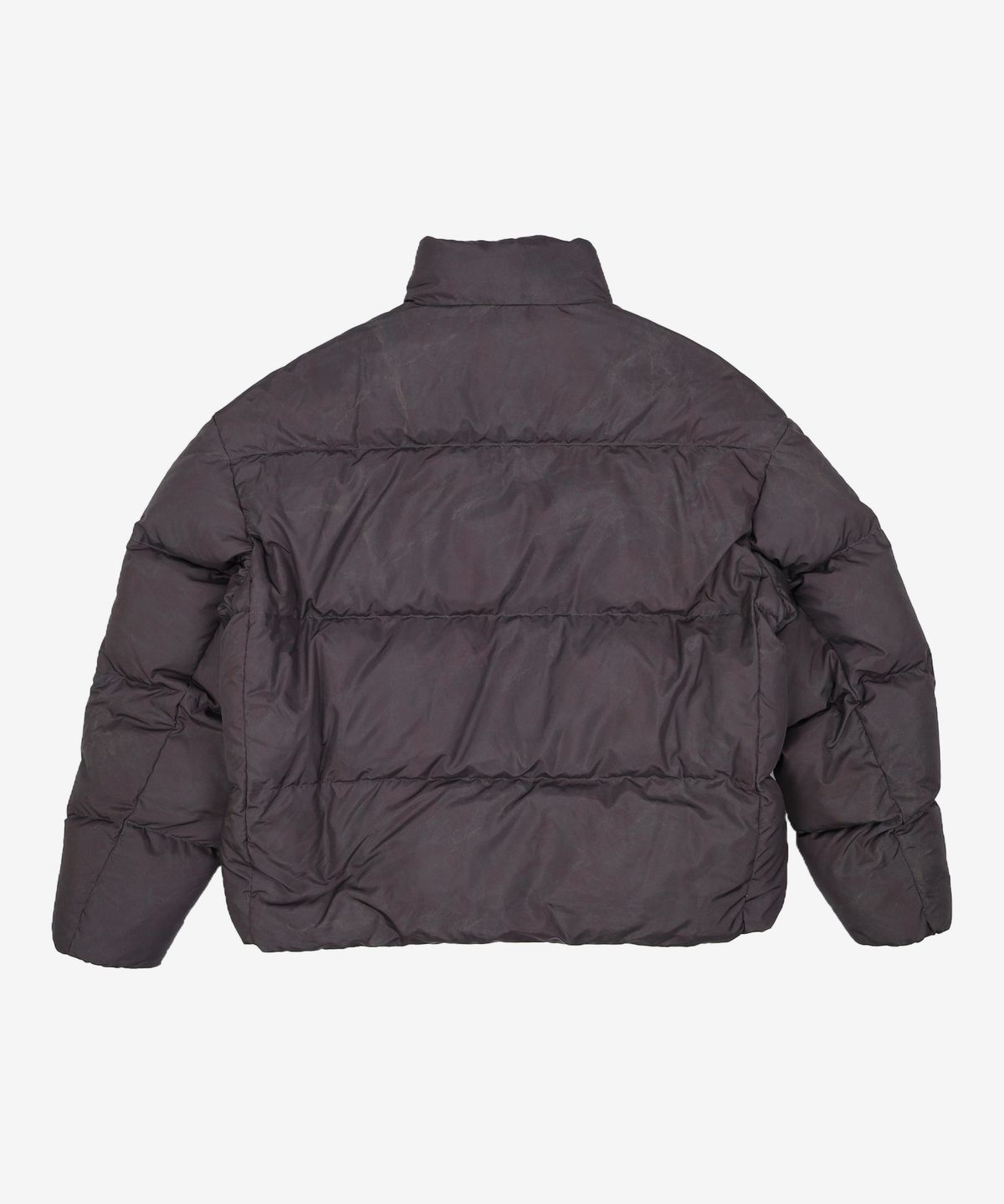 애드오프(ADDOFF) MOLDY DYED PUFFER JACKET BLACK L