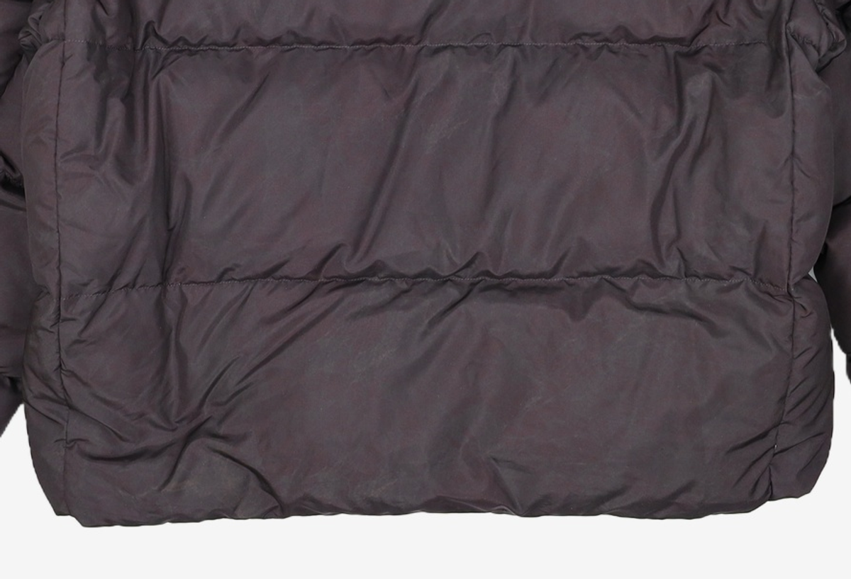 애드오프(ADDOFF) MOLDY DYED PUFFER JACKET BLACK L