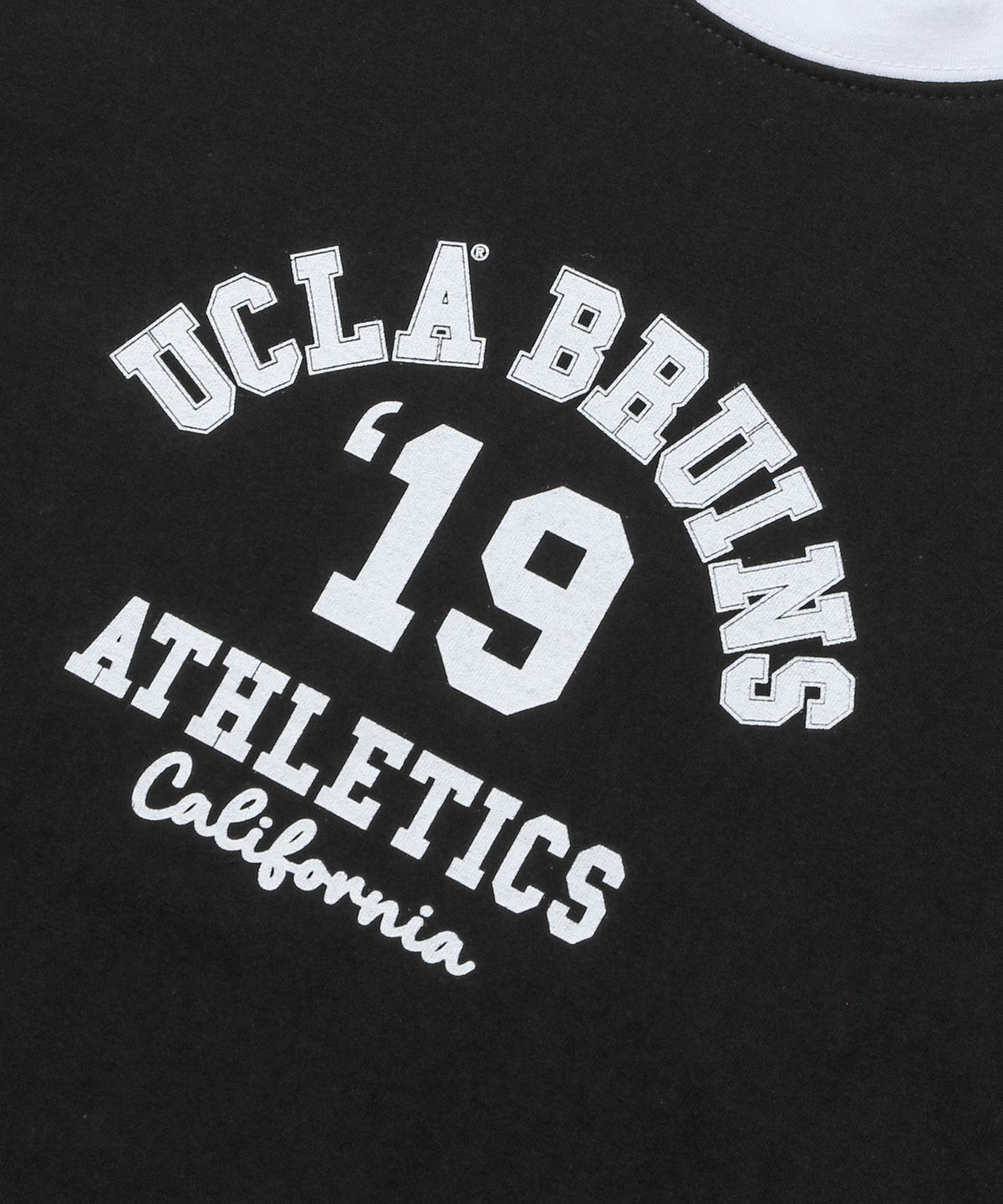 유씨엘에이(UCLA) 여성 19UCLA 링거 배색 반팔티(UC6STAC)