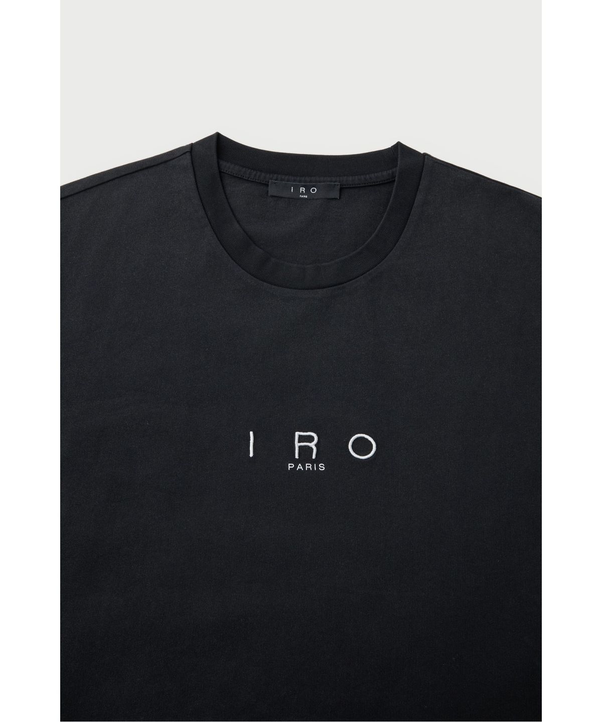 이로(IRO) CARIS 피그먼트 워시드 로고 롱슬리브 티셔츠 IRTAS26027GYD