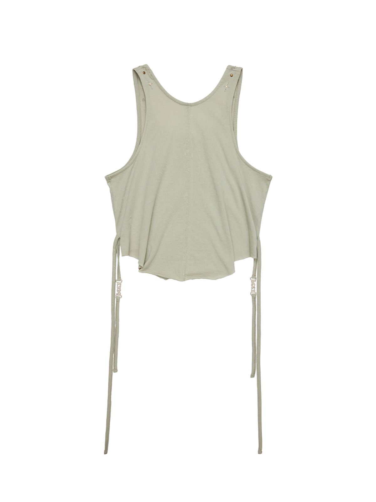 와이이이엘(YEEL) SIDE STRING TANK TOP KHAKI