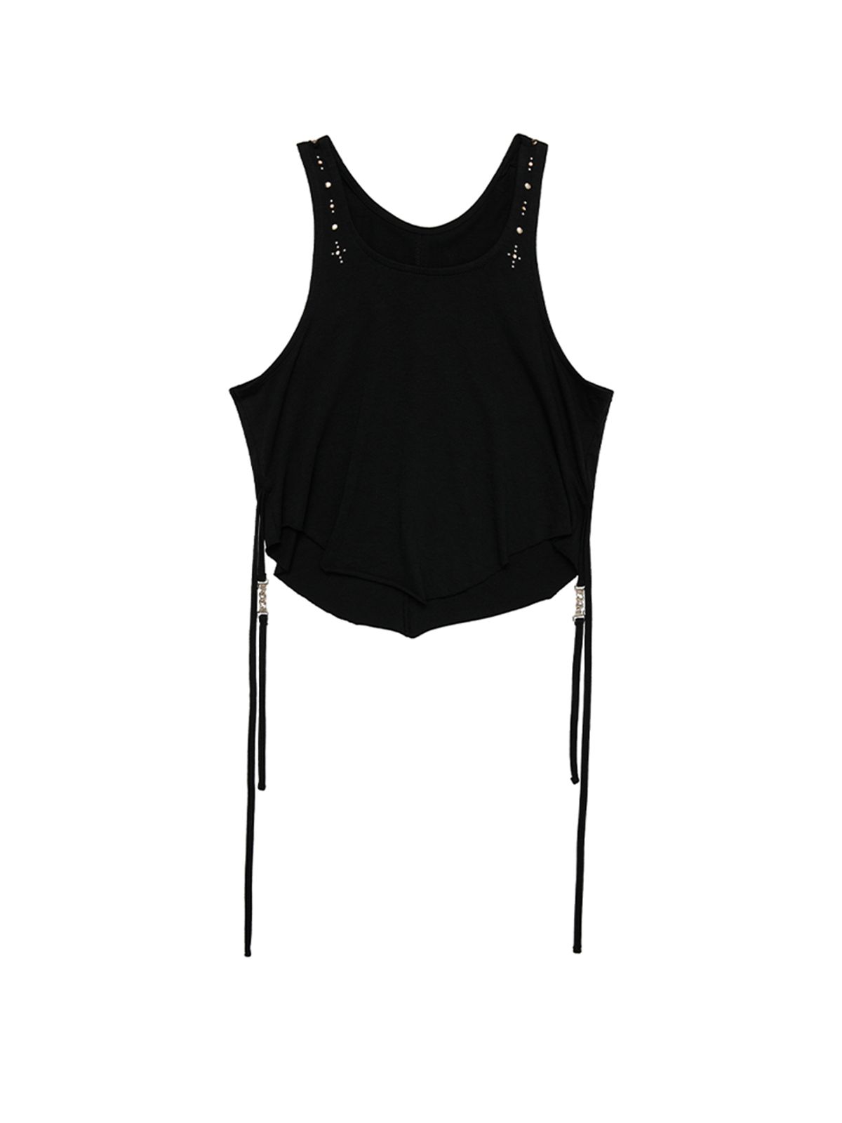 와이이이엘(YEEL) SIDE STRING TANK TOP BLACK
