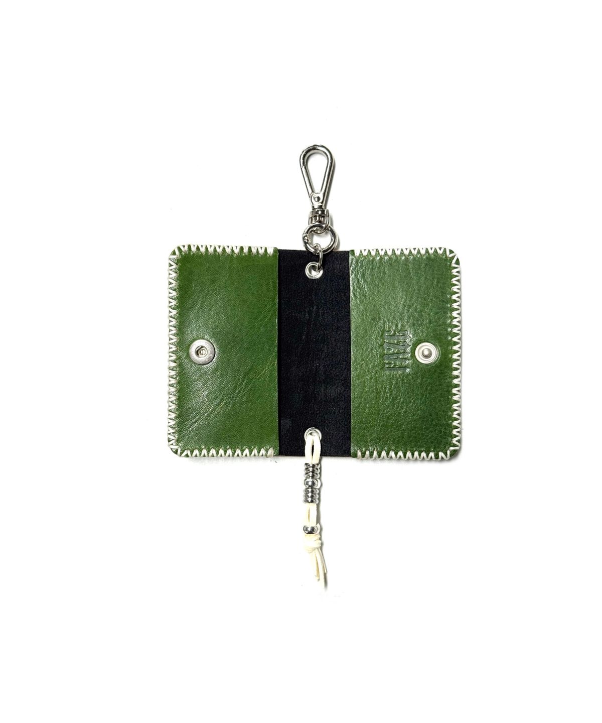 페이즈(FAZE) X CARD WALLET - GREEN 4STUDS TYPE