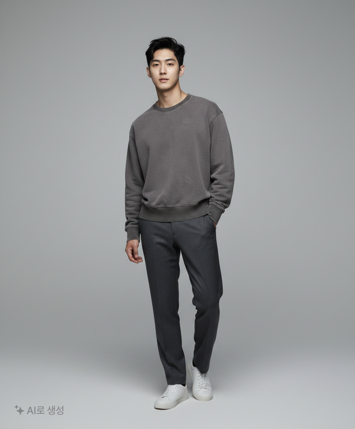 어텐션로우(ATTENTIONROW) 맨투맨/스웨트셔츠