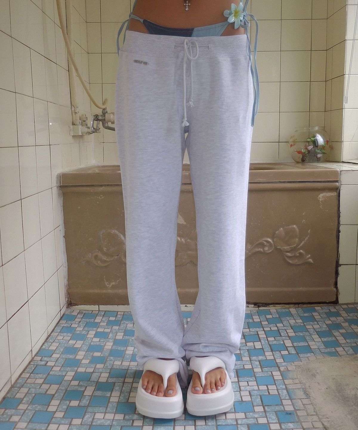 베이크먼데이(BAKEDMONDAY) [MELANGE] Baby sweatpants