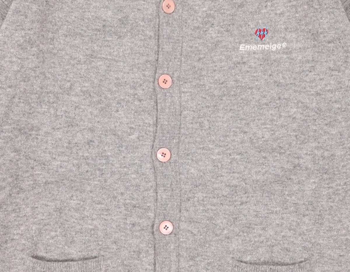엠엠엘지(MMLG) [Mmlg] L/E COLLEGE CARDIGAN (BLACK) M