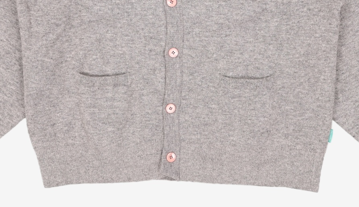 엠엠엘지(MMLG) [Mmlg] L/E COLLEGE CARDIGAN (BLACK) M