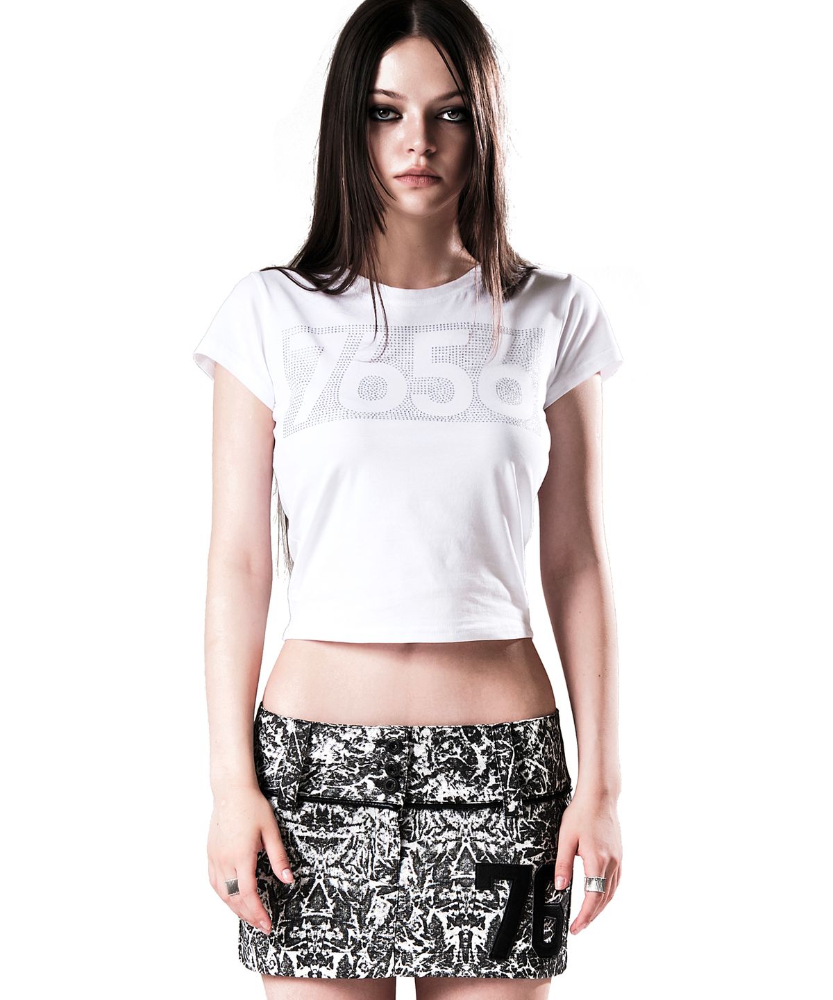 이양(EYANG) 7656 HOTFIX T-SHIRT WHITE