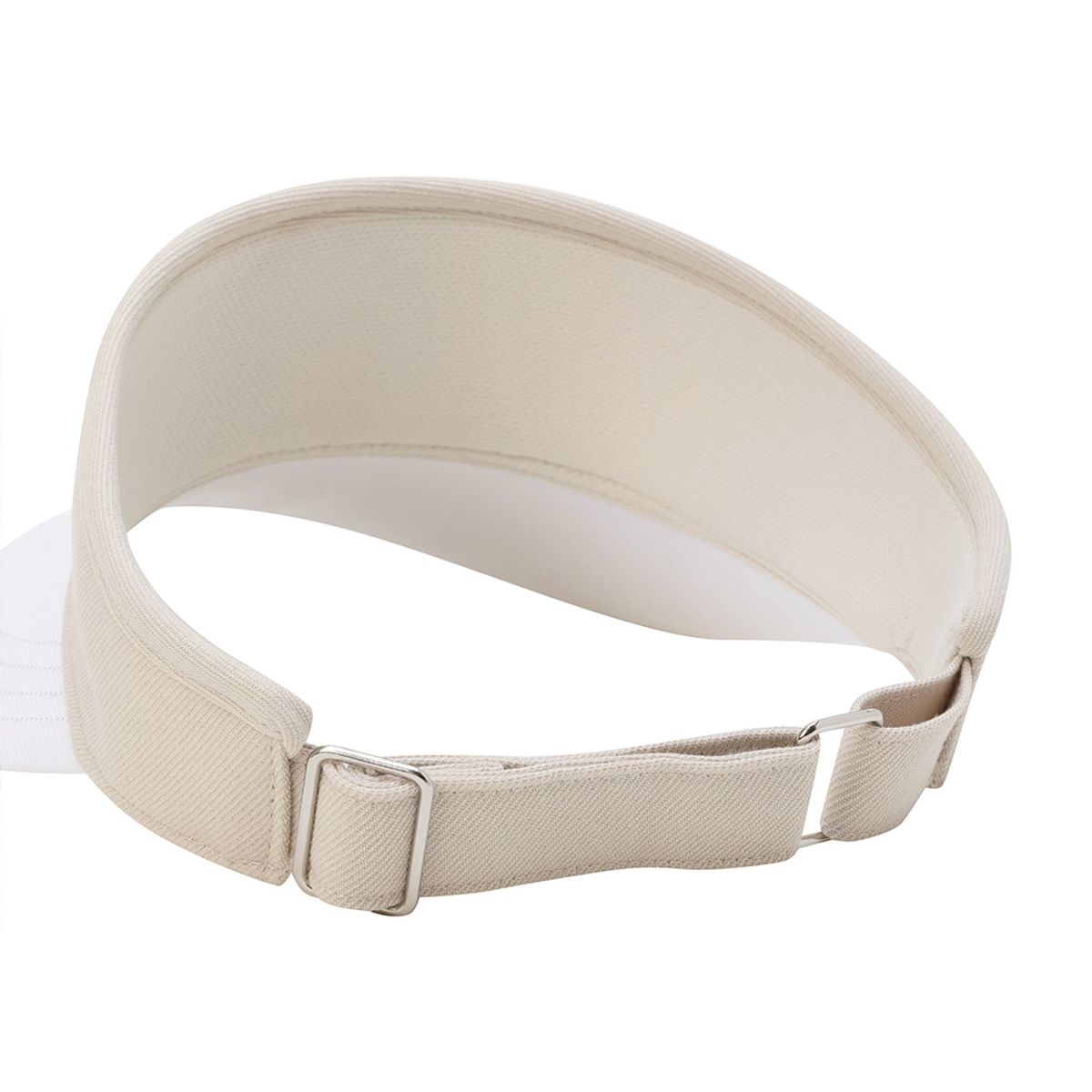 말본 골프(MALBON GOLF) M 포인트 컬러블럭 바이저 BEIGE