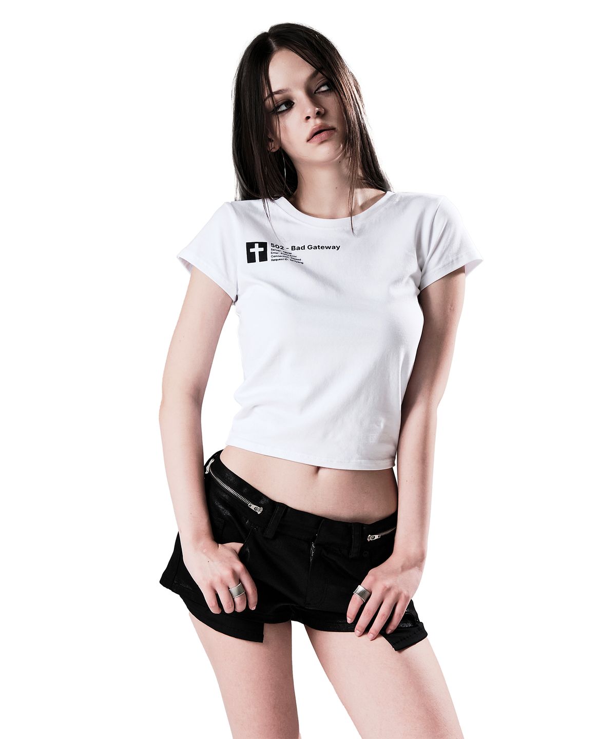 이양(EYANG) 502 ERROR T-SHIRT WHITE