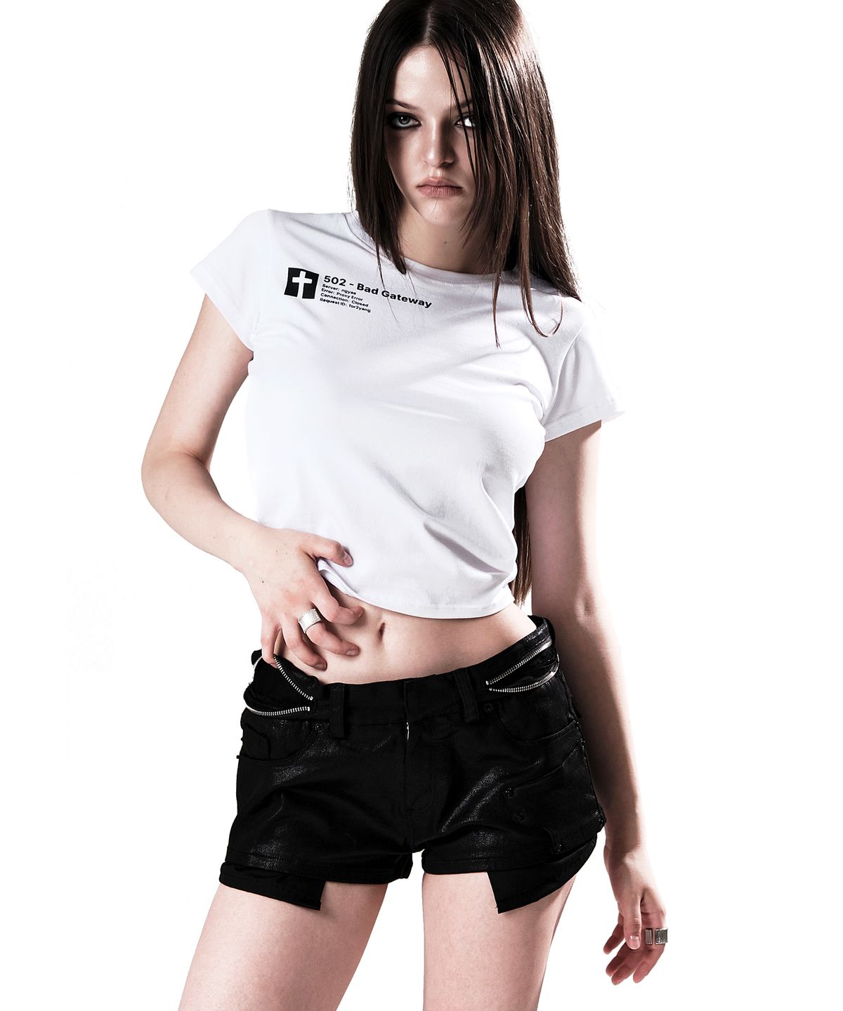 이양(EYANG) 502 ERROR T-SHIRT WHITE