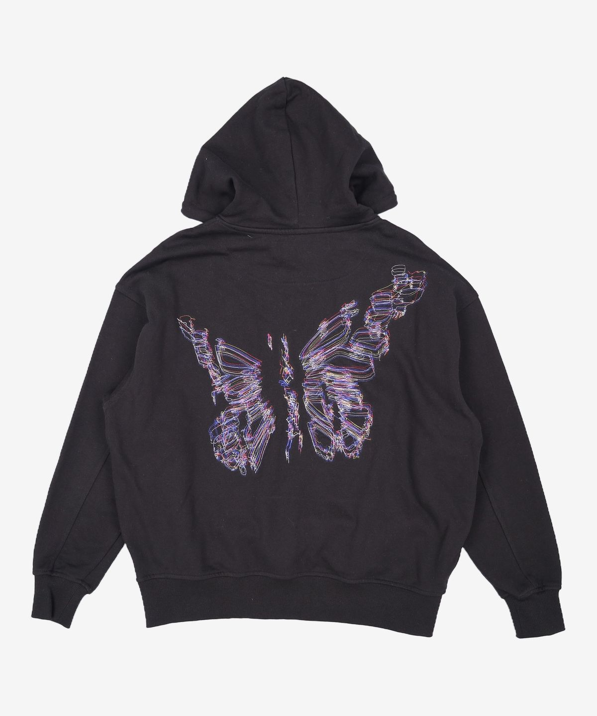 메종미네드(MAISON MINED) BUTTERFLY EFFECT HOODIE BLACK S