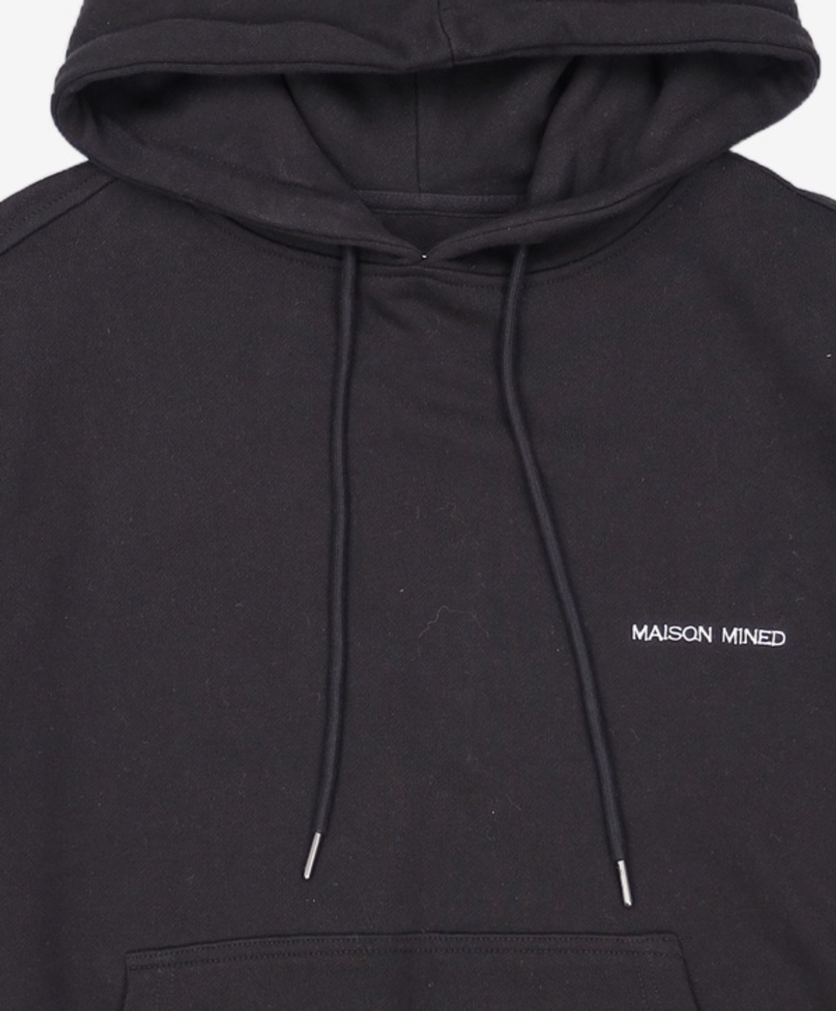 메종미네드(MAISON MINED) BUTTERFLY EFFECT HOODIE BLACK S