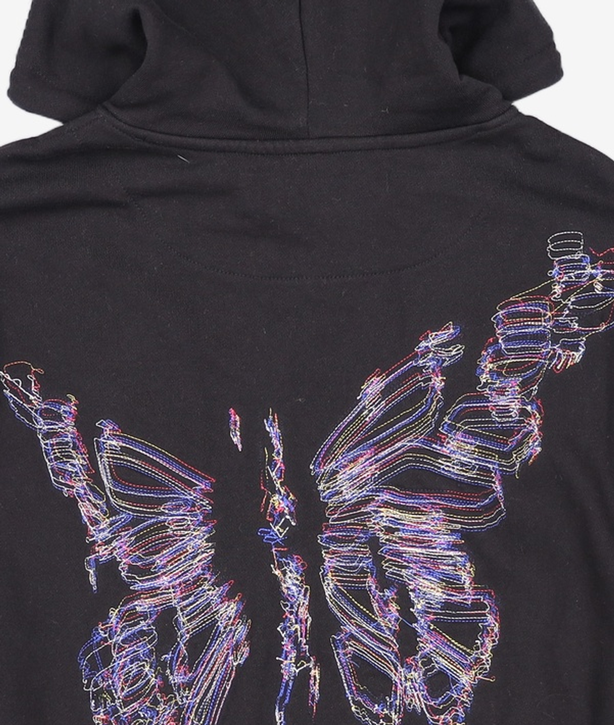 메종미네드(MAISON MINED) BUTTERFLY EFFECT HOODIE BLACK S