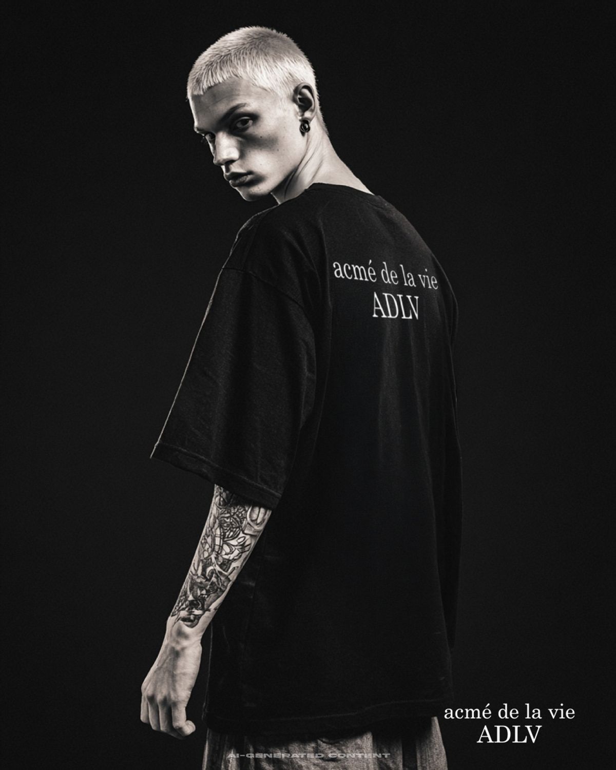 아크메드라비(ACME DE LA VIE) BASIC LOGO SHORT SLEEVE T-SHIRT
