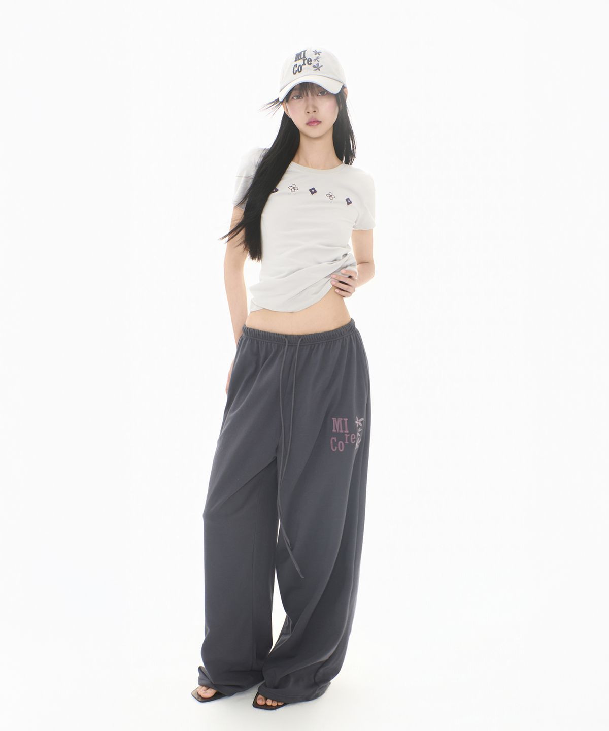 미레코(MIRECO) CALI SWEAT PT CHARCOAL