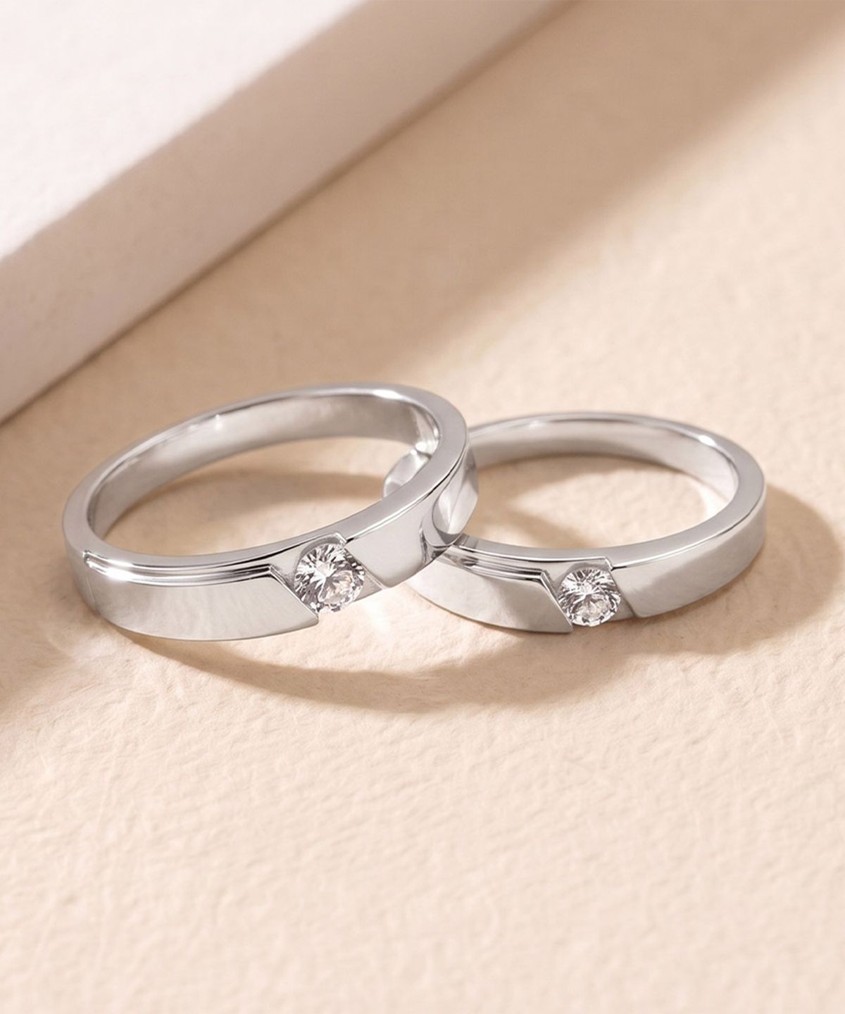 엘렌쥬얼리(HELENE JEWELRY) 실버 Silver 925 비앙카 커플 링 은 반지
