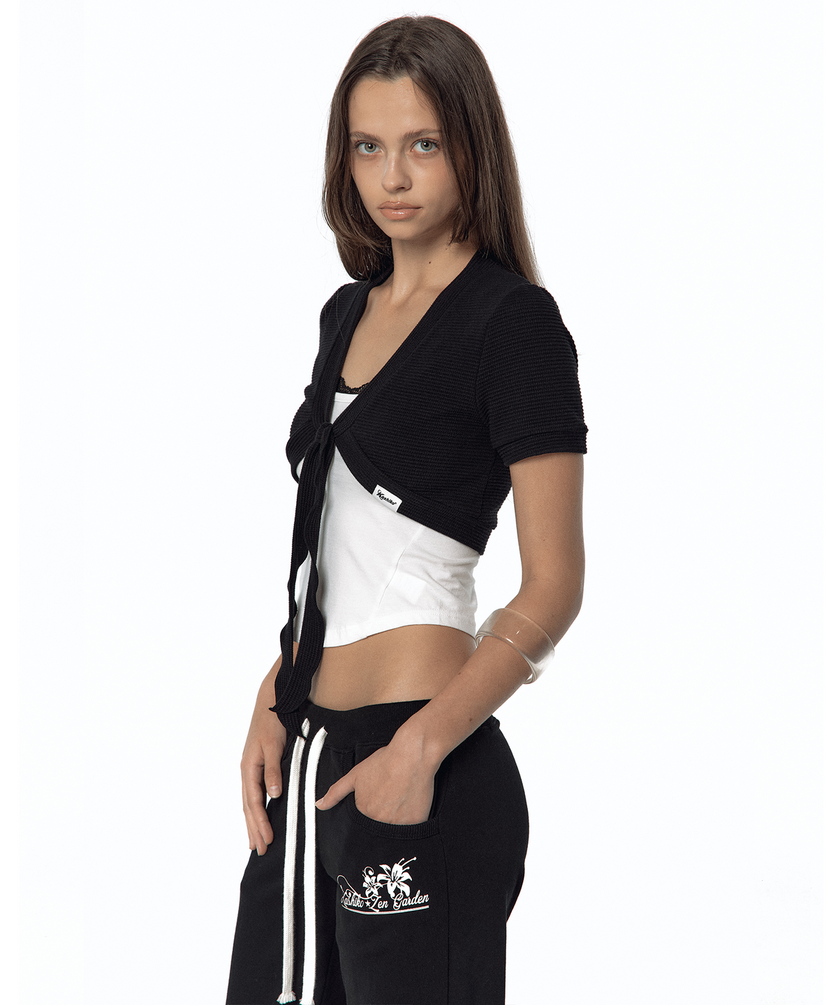 카시코(KASHIKO) Front Tie Short Bolero