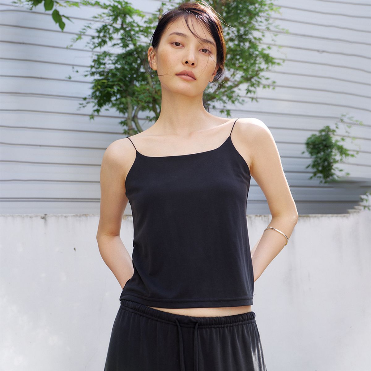 노우드(NOEUD) Soft Modal Sleeveless (Black)