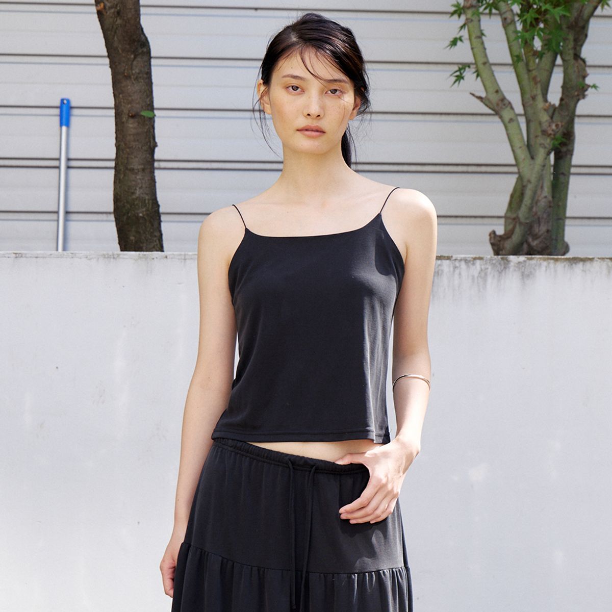 노우드(NOEUD) Soft Modal Sleeveless (Black)
