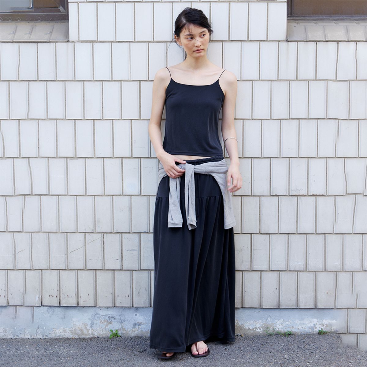 노우드(NOEUD) Soft Modal Sleeveless (Black)
