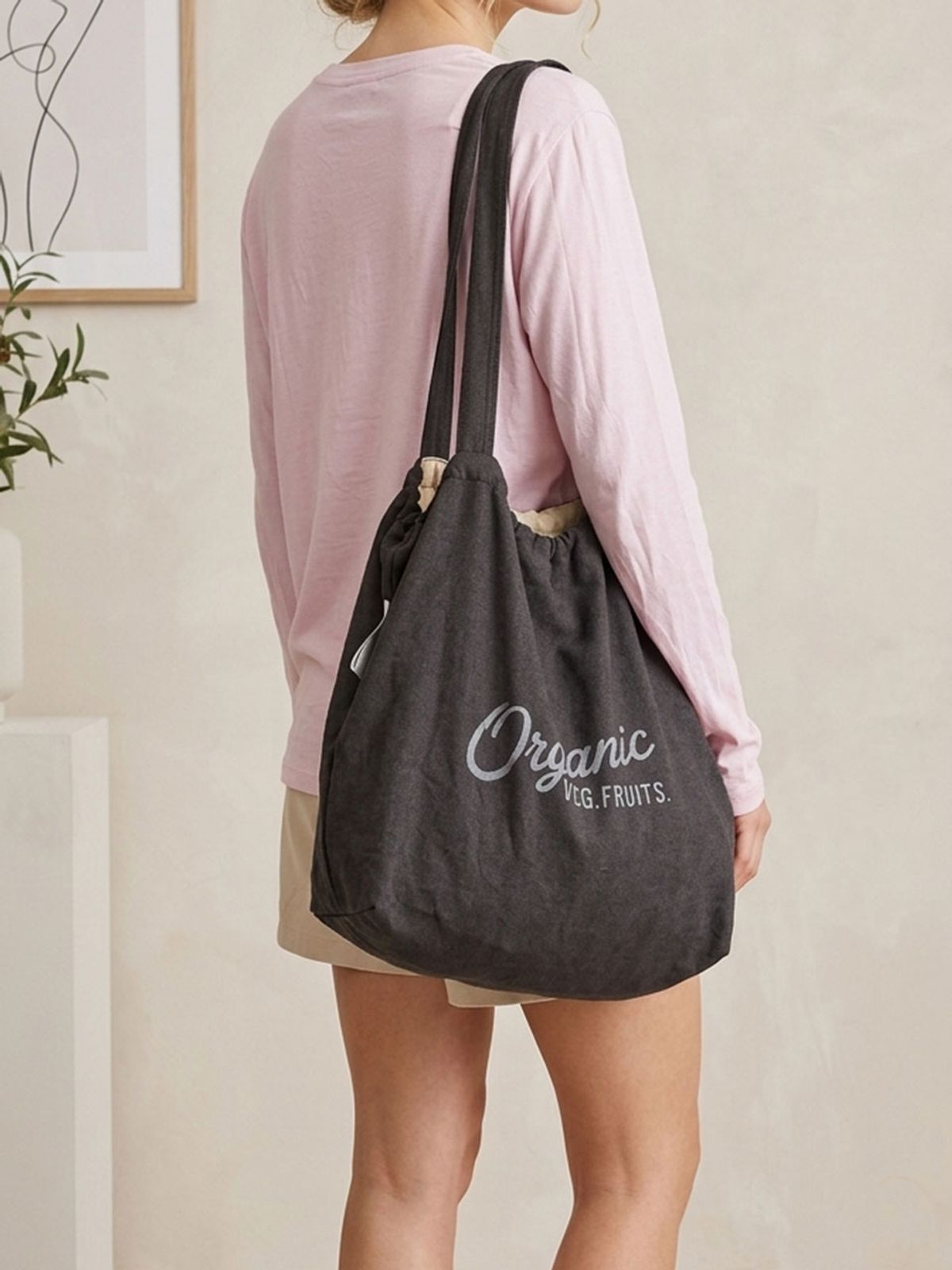 아이홀릭 캐시미어(AYIHOLIC CASHMERE) Vintage Cotton Eco Bag